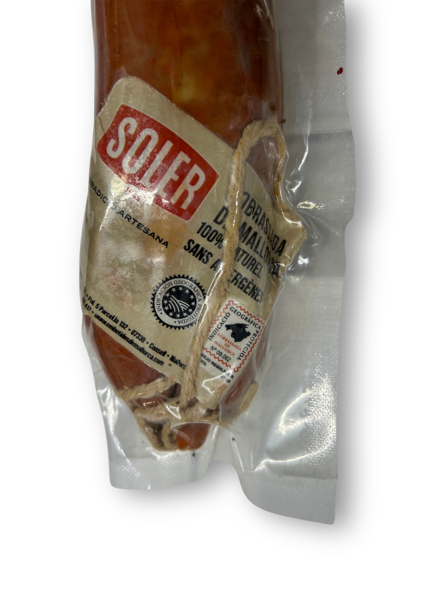 SOBRASSADA MALLORCA IGP 400GR DOUCE